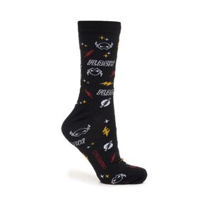 Meia Constantino Warner Flash Masculina Preta