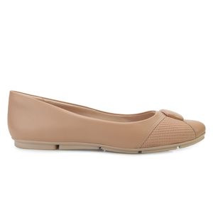 Sapatilha Comfortflex Feminino Bege (Tamanhos Especiais)