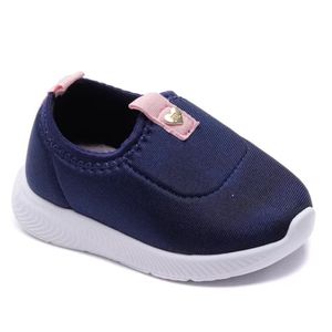 Tênis Casual Molekinha Infantil Feminino Marinho