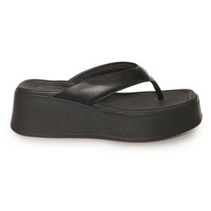 Tamanco Preto Beira Rio Flatform Feminino