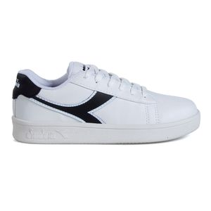 Tênis Casual Infantil Diadora Centrale Jr Branco e Preto