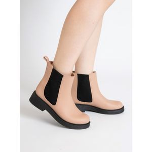 Bota Chelsea Petite Jolie Boston Mocca Feminina Bege