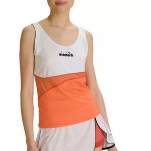 Regata Esportiva Feminina Diadora L. Tank Icon Branca