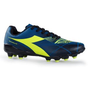 Chuteira Unissex Diadora Squadra II Campo Azul e Preto