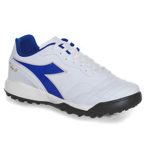 Chuteira Unissex Diadora Calcio II Society Branco e Azul