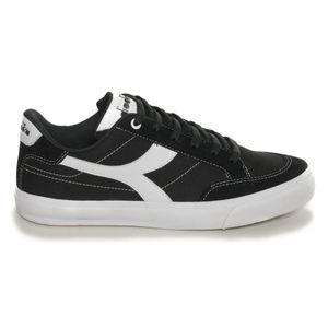 Tenis Casual Unissex Diadora Monza Preto e Branco