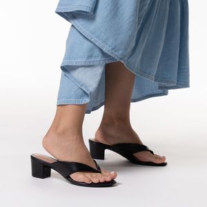 Tamanco Salto Grosso Feminino Beira Rio Basic Preto