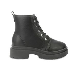 Bota Coturno Molekinha Menina Preta