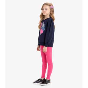 Conjunto Moletom e Legging Rovi Kids Infantil Azul