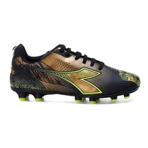 Chuteira Unissex Diadora Agilitá Campo Preto e Dourado