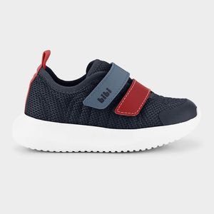 Tênis Infantil Bibi Flash Azul Marinho com Vermelho