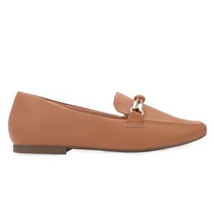 Sapato Mocassim Lady Queen Feminino Marrom