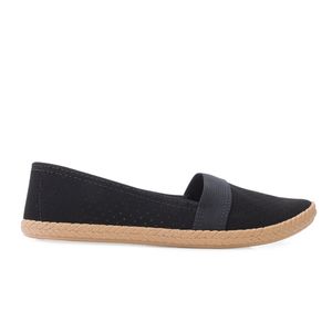 Sapatilha Moleca Nobuck Feminina Preta