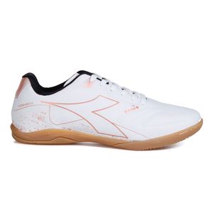 Chuteira Unissex Diadora Torneo II Futsal Branco e Preto