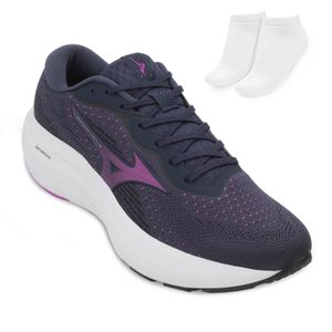 Tênis de Corrida Feminino Mizuno Virtue e Meia
