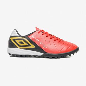 Chuteira Society Umbro Fifty VI Masculina Vermelha