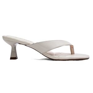Tamanco Salto Bebecê Summer Chiq Feminino Off White