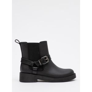 Bota Casual Petite Jolie Boston Feminina Preta