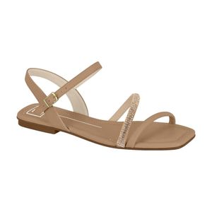 Sandália Flats Moleca Feminina Bege