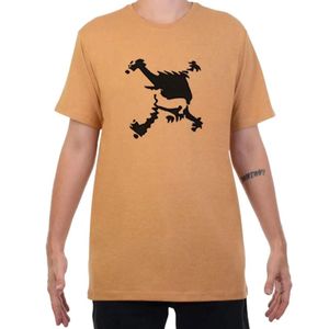 Camiseta Oakley Heritage Skull Tee Masculina Bege