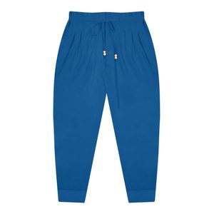 Calça Plus Size Secret Glam Clochard Feminina Azul
