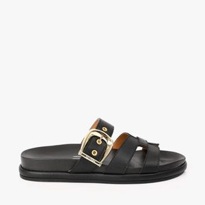Tamanco Vizzano Flatform Fivela Feminino Preto
