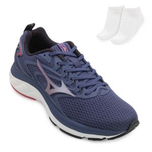 Tênis Esportivo e Meia Space 4 Mizuno Feminino Marinho