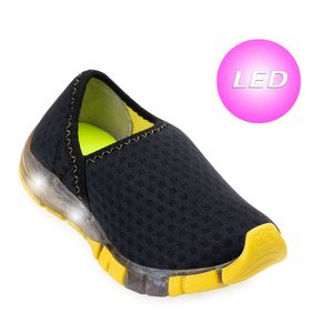 Tênis Led Kidy Flex Light Infantil Preto