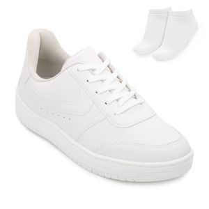 Tênis Casual Dakota e Meia Branco