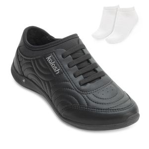 Tênis Casual Kolosh e Meia Preto