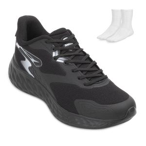 Tênis Rainha Play IV e Meia Masculino Preto