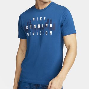 Camiseta Nike Dri-FIT Running Division Masculino Marinho