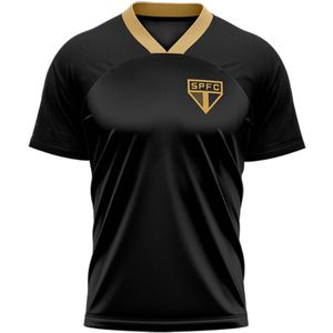Camisa São Paulo Principio Masculino Preto e Dourado