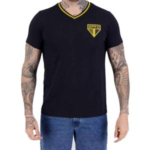 Camisa São Paulo Clube Masculino Preto