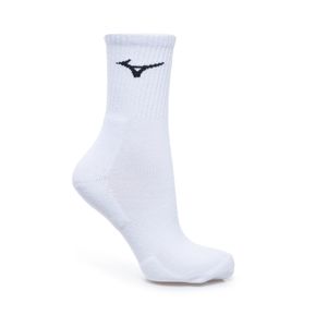 Kit 3 Meias Esportiva Mizuno Prime 39-44 Cano Médio Masculina Branca
