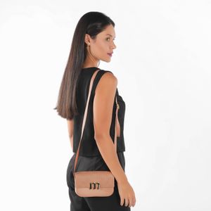 Bolsa Moleca Tiracolo Logo Nude Feminina