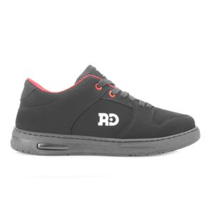 Tênis Casual Street Redikal Masculino Preto e Vermelho