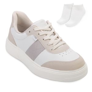 Tênis Casual Dakota e Meia Feminino Branco