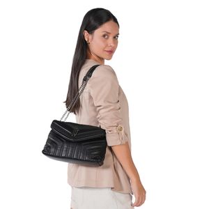 Bolsa WJ Transversal Matelassê Corrente Feminina