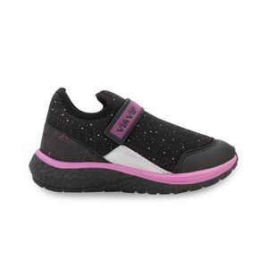 Tênis Slip On Via Vip infantil Preto