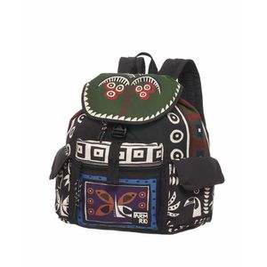 Mochila Pipoca Grafico Tropi Farm Feminino Preto