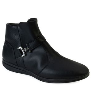 Bota Cano Baixo Piccadilly Feminino Preto (Tamanhos Especiais)