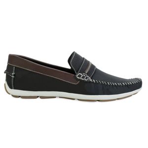 Mocassim Ferricelli Masculino Preto (Tamanhos Especiais)