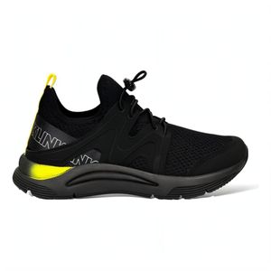 Tênis Infantil Klin New Sport Menino Preto e Amarelo