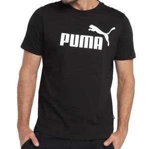 Camiseta Puma Essentials Logo Masculino Preto