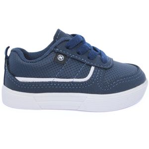 Tênis Infantil Molekinho Microperfuros Casual Menino Marinho