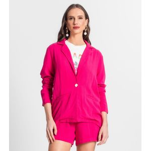 Blazer De Linho Strong Endless Feminino Rosa