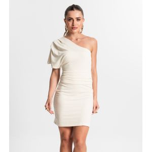Vestido Um Ombro Só Endless Feminino Bege