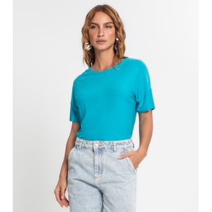 Blusa Em Viscose Endless Feminino Azul