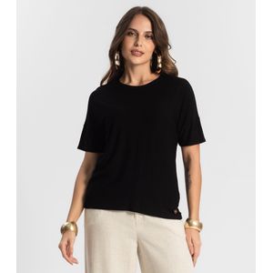 Blusa Em Viscose Endless Feminino Preto